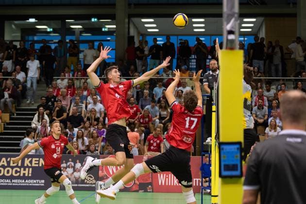 Maik Traumann TV Rottenburg, 06 GER, TV Rottenburg vs TSV Grafing, Volleyball, Men, 2 Bundesliga, Season 24 25, 21 09 2024, GER, TV Rottenburg vs TSV Grafing, Volleyball, Men, 2 Bundesliga, Season 24 25, 21 09 2024 Rottenburg Copyright: xEibner-Pressefoto WolfgangxFrankx EP_WFK
