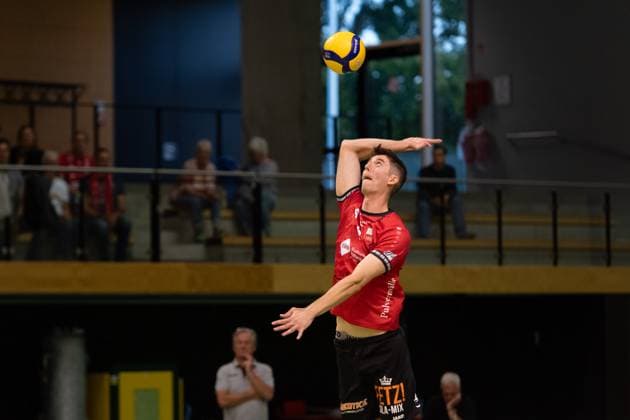 Maik Traumann TV Rottenburg, 06 GER, TV Rottenburg vs TSV Grafing, Volleyball, Men, 2 Bundesliga, Season 24 25, 21 09 2024, GER, TV Rottenburg vs TSV Grafing, Volleyball, Men, 2 Bundesliga, Season 24 25, 21 09 2024 Rottenburg Copyright: xEibner-Pressefoto WolfgangxFrankx EP_WFK