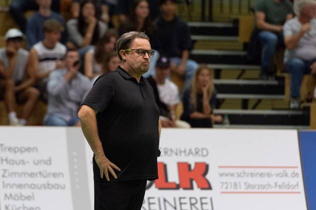 Heiko Roth TSV Grafing, Coach GER, TV Rottenburg vs TSV Grafing, Volleyball, Men, 2 Bundesliga, Season 24 25, 21 09 2024, GER, TV Rottenburg vs TSV Grafing, Volleyball, Men, 2 Bundesliga, Season 24 25, 21 09 2024 Rottenburg Copyright: xEibner-Pressefoto WolfgangxFrankx EP_WFK
