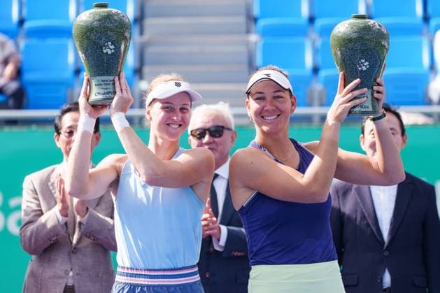 Tennis, WTA tournament in Seoul, doubles final
