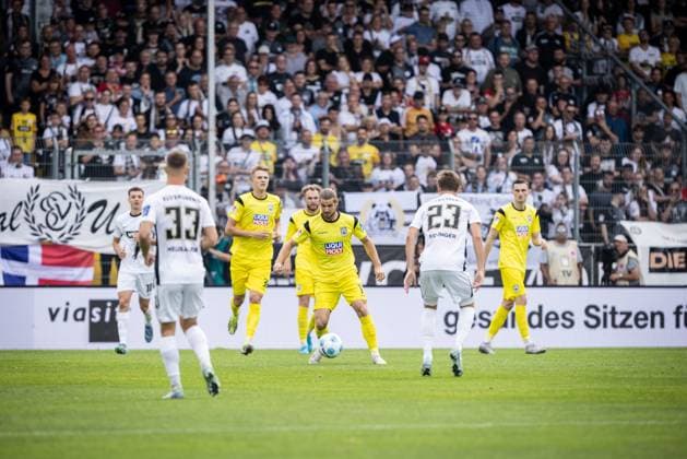 Soccer Men 2 Bundesliga 6 Matchday Season 2024 2025 SV Elversberg SSV Ulm 1846 Soccer 22 09 2024 11 Dennis Chessa SSV Ulm DFL regulations prohibit any use of photographs as image sequences and or quasi video Elversberg Ursapharm Arena an der Kaiserlin Saarland Germany