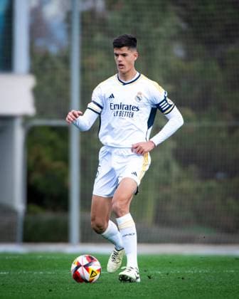 Madrid, Spain. 10 February, 2024. Liga Juvenil Division de Honor. Real Madrid vs Sansebastian de los Reyes Sanse . Real Madrid City. Chema Andres Madrid Spain Copyright: xIsmaelxMijanx