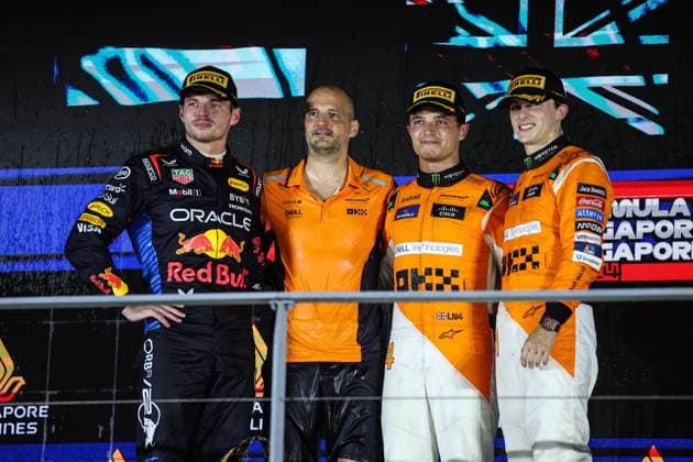 Formula 1, Singapore GP, Winner Lando Norris