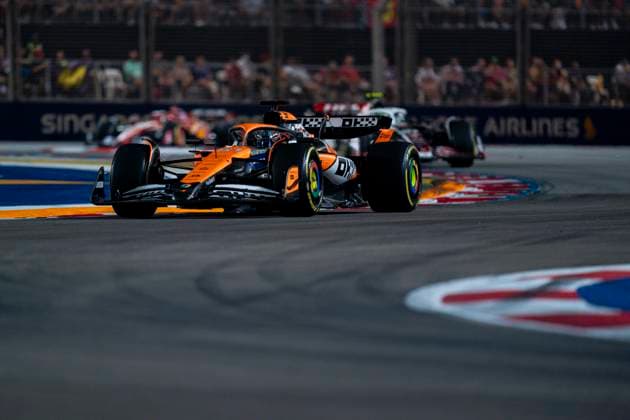 September 22, 2024, Singapore, Singapore: Australian driver OSCAR PIASTRI (McLaren F1 Team) drives during the 2024 FIA Formula 1 Singapore Grand Prix at Marina Bay Street Circuit in Singapore. Singapore Singapore - ZUMAg147 20240922_fap_g147_031 Copyright: xJamesxGasperottix
