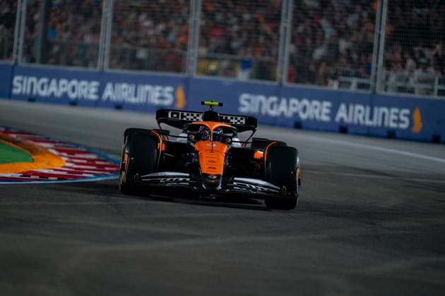 September 22, 2024, Singapore, Singapore: British driver LANDO NORRIS (McLaren F1 Team) drives during the 2024 FIA Formula 1 Singapore Grand Prix at Marina Bay Street Circuit in Singapore. Singapore Singapore - ZUMAg147 20240922_fap_g147_049 Copyright: xJamesxGasperottix