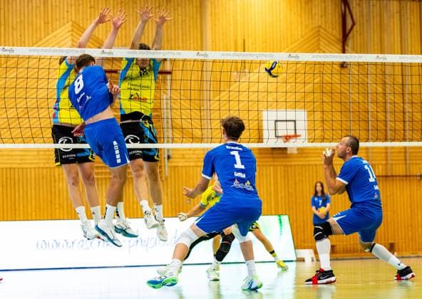 21 09 2024, GER, Volleyball, 2 BL Maenner Sued, Season 2024 2025, 1 Matchday, Blue Volleys Gotha TSV Mimmenhausen Dominik Duchac Blue Volleys Gotha 99867 Gotha Sporthalle Sportanlage Ernesti Thüringen Germany