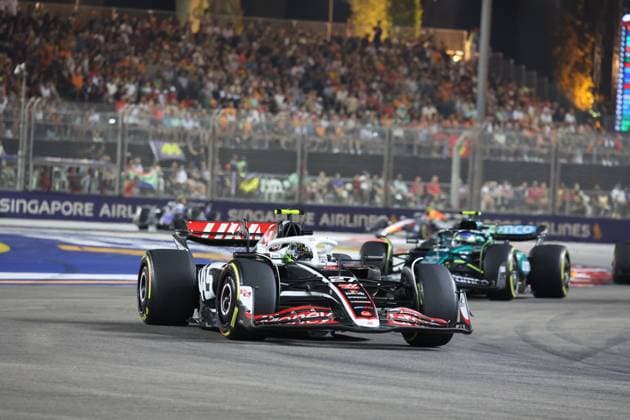 22 09 2024, Marina Bay Street Circuit, Singapore, FORMULA 1 SINGAPORE AIRLINES SINGAPORE GRAND PRIX 2024,in the picture Nico Hülkenberg DEU , MoneyGram Haas F1 Team Defodi 506 20240922 hbr 0075 Defodi-506