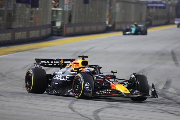 FORMULA 1 SINGAPORE AIRLINES SINGAPORE GRAND PRIX 2024 22 09 2024, Marina Bay Street Circuit, Singapore, FORMULA 1 SINGAPORE AIRLINES SINGAPORE GRAND PRIX 2024,in the picture Max Verstappen NLD , Oracle Red Bull Racing nordphotoxGmbHx xBratic nph00250