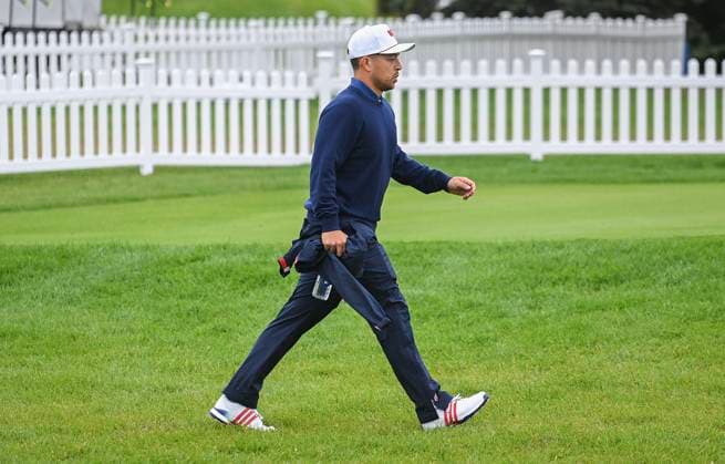 September 23, 2024, Montreal, Pq, Canada: United States team member Xander Schauffele arrives for practice at the Presidents Cup at Royal Montreal Golf Club on Monday, Sept. 23, 2024, in Montreal. Canada News - September 23, 2024  - ZUMAc35_ 20240923_zaf_c35_010 Copyright: xGrahamxHughesx