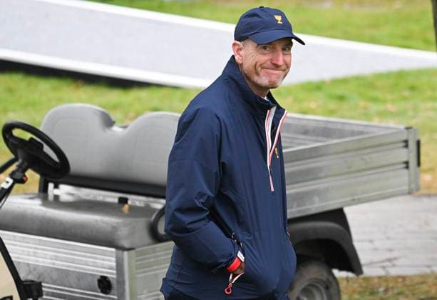 September 23, 2024, Montreal, Pq, Canada: United States team captain Jim Furyk arrives for practice at the Presidents Cup at the Royal Montreal Golf Club on Monday, Sept. 23, 2024, in Montreal. Canada News - September 23, 2024  - ZUMAc35_ 20240923_zaf_c35_016 Copyright: xGrahamxHughesx