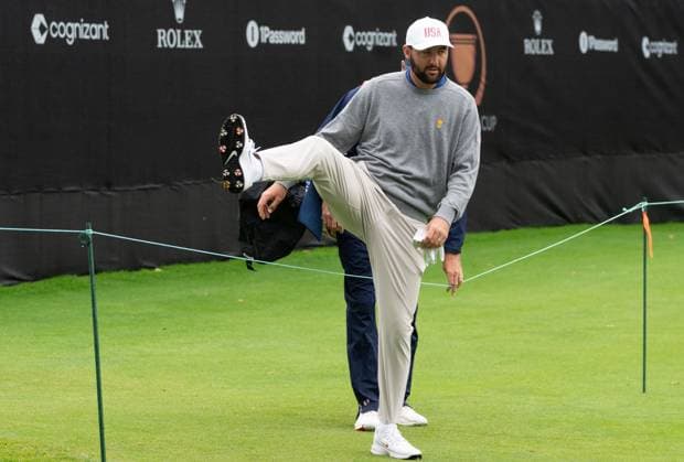 September 23, 2024, Montreal, Pq, CANADA: United States team member Scottie Scheffler arrives for practice at the Presidents Cup golf tournament at the Royal Montreal Golf Club, Monday, Sept. 23, 2024 in Montreal. Canada News - September 23, 2024  - ZUMAc35_ 20240923_zaf_c35_024 Copyright: xChristinnexMuschix