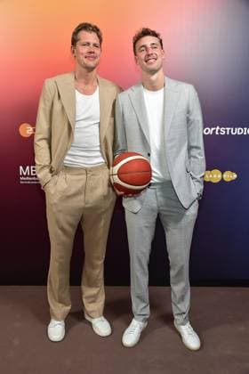 The basketball brothers, Moritz Wagner and Franz Wagner Arrival, preview of part 1 of the four-part documentary series THE WAGNER BROTHERS Two brothers, a dream come true in Berlin, on 22 09 2024 The Wagner Brother in Berlin PREVIEW Photopress Mueller