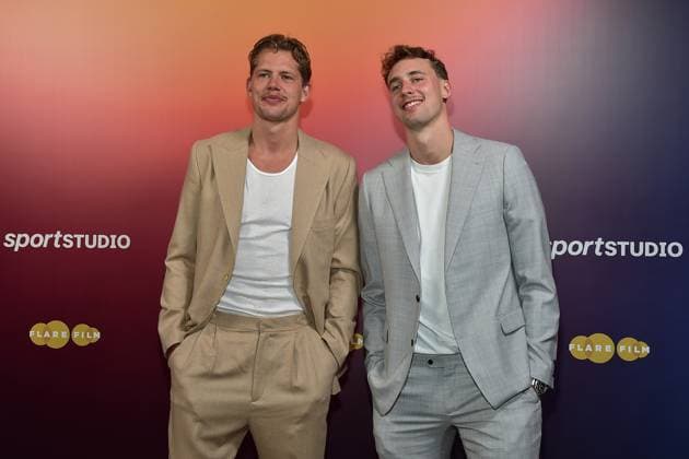 The basketball brothers, Moritz Wagner and Franz Wagner Arrival, preview of part 1 of the four-part documentary series THE WAGNER BROTHERS Two brothers, a dream come true in Berlin, on 22 09 2024 The Wagner Brother in Berlin PREVIEW Photopress Mueller