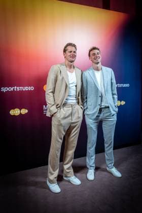 Basketball Berlin 24 09 2024 Premiere of the 4-part documentary series by Thomas Pletzinger and Timon Modersohn both not in the picture The Wagner Brothers at the Colosseum Filmtheater in Prenzlauer Berg Franz Wagner and Moritz Wagner