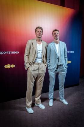 Basketball Berlin 24 09 2024 Premiere of the 4-part documentary series by Thomas Pletzinger and Timon Modersohn both not in the picture The Wagner Brothers at the Colosseum Filmtheater in Prenzlauer Berg Franz Wagner and Moritz Wagner