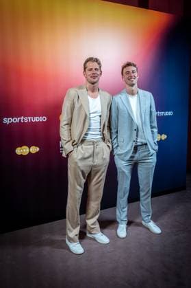 Basketball Berlin 24 09 2024 Premiere of the 4-part documentary series by Thomas Pletzinger and Timon Modersohn both not in the picture The Wagner Brothers at the Colosseum Filmtheater in Prenzlauer Berg Franz Wagner and Moritz Wagner