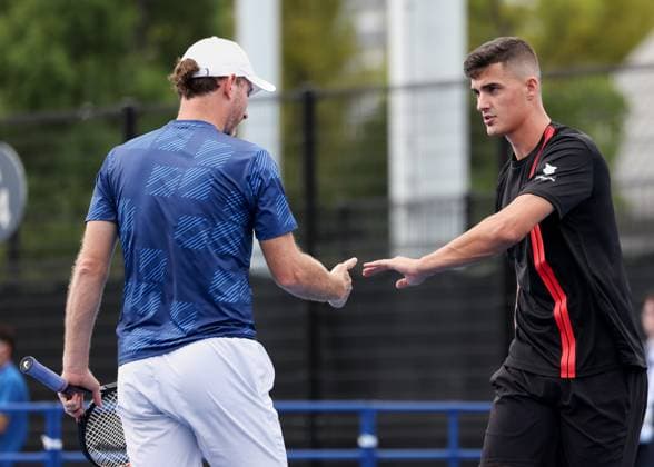 Alexander Erler, Matwe Middlekoop, Men Doubles, Men s Doubles Konishita Group Japan Open Tennis Championships, Tokyo, Japan Tennis Japan Open Tennis Championships 2024 ATP 500 Ariake Coliseum Tokyo Japan September 24, 2024 Copyright: xJuergenxHasenkopfx