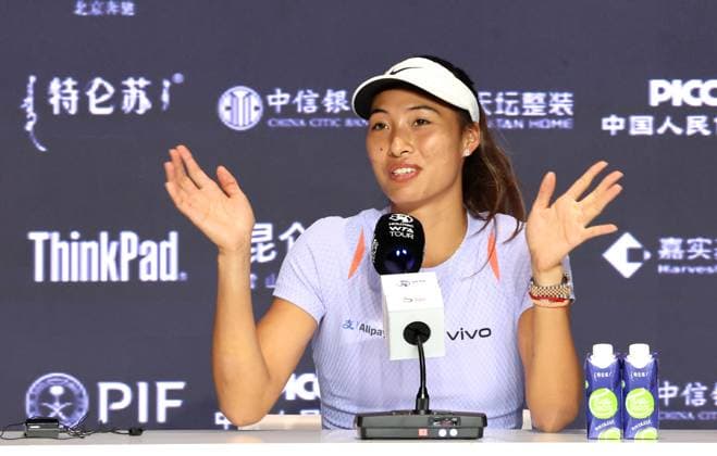 Tennis, WTA tournament in Beijing, Press conference