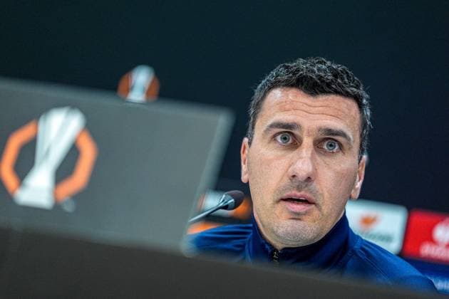 Football, EL, AZ Alkmaar, Press conference