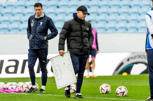 240925 Head coach Henrik Rydström of Malmö FF during a training session with Malmö FF on September 25, 2024 in Malmö Photo Christian Örnberg BILDBYRAN COP 166 CO0469 fotboll football soccer fotball uefa europa league träning practice training malmö ff bbeng  Copyright: CHRISTIANxÖRNBERG BB240925CO011