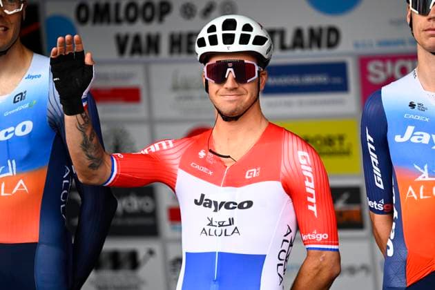 OMLOOP VAN HET HOUTLAND 2024 LICHTERVELDE, BELGIUM - SEPTEMBER 25 : Groenewegen Dylan (NED) of Team Jayco AlUla pictured during the Omloop van het Houtland 2024 Cycling race with start in Eernegem and finish in Lichtervelde (195,3km). On September 25, 2024 in Lichtervelde, Belgium, 25 09 2024 Lichtervelde Belgium  Copyright: xGvgx