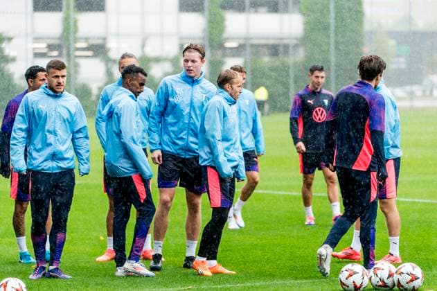 240925 The players during a training session with Malmö FF on September 25, 2024 in Malmö Photo Christian Örnberg BILDBYRAN COP 166 CO0469 fotboll football soccer fotball uefa europa league träning practice training malmö ff bbeng  Copyright: CHRISTIANxÖRNBERG BB240925CO035