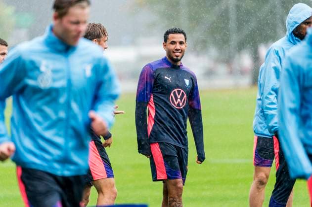 240925 Sergio Pena during a training session with Malmö FF on September 25, 2024 in Malmö Photo Christian Örnberg BILDBYRAN COP 166 CO0469 fotboll football soccer fotball uefa europa league träning practice training malmö ff bbeng  Copyright: CHRISTIANxÖRNBERG BB240925CO036