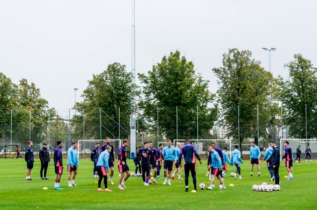 240925 The players during a training session with Malmö FF on September 25, 2024 in Malmö Photo Christian Örnberg BILDBYRAN COP 166 CO0469 fotboll football soccer fotball uefa europa league träning practice training malmö ff bbeng  Copyright: CHRISTIANxÖRNBERG BB240925CO072