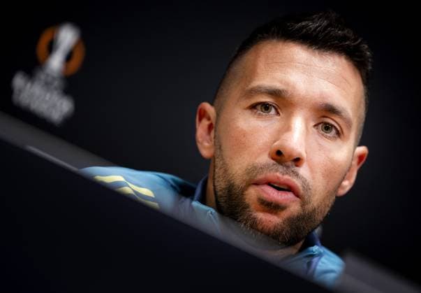 AMSTERDAM - Ajax coach Francesco Farioli during a press conference, PK, Pressekonferenz at the Johan Cruyff ArenA ahead of the Europa League match with Besiktas. ANP KOEN VAN WEEL xVIxANPxSportx xxANPxIVx 509348885 originalFilename: 509348885.jpg