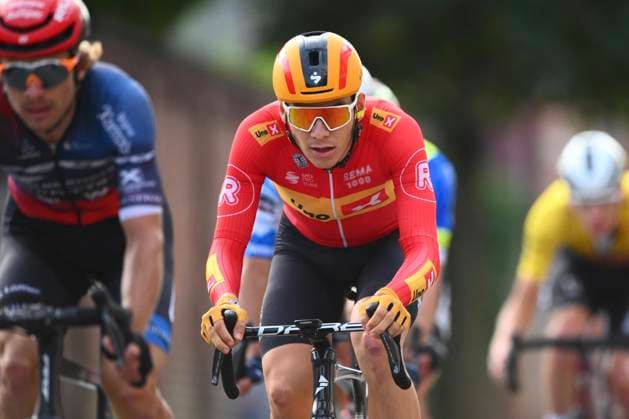 September 25, 2024, Lichtervelde, Belgium: LICHTERVELDE, BELGIUM - SEPTEMBER 25 : rider of Uno-X Pro Cycling Team pictured during the Omloop van het Houtland 2024 Cycling race with start in Eernegem and finish in Lichtervelde (195,3km). On September 25, 2024 in Lichtervelde, Belgium, 25 09 2024 OMLOOP VAN HET HOUTLAND 2024  - ZUMAp34_ 20240925_zaf_p34_183 Copyright: xPanoramicx