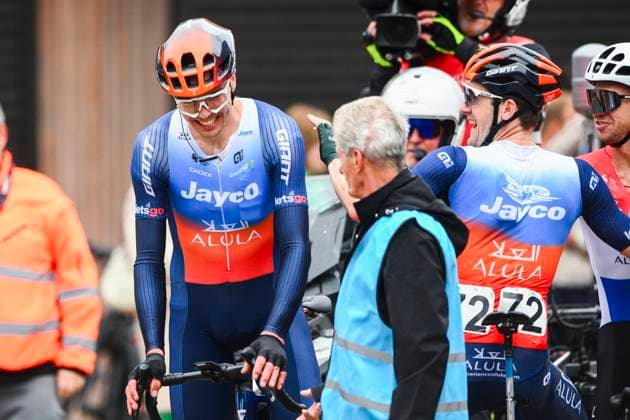OMLOOP VAN HET HOUTLAND 2024 LICHTERVELDE, BELGIUM - SEPTEMBER 25 : Walscheid Max (GER) of Team Jayco AlUla after the race pictured during the Omloop van het Houtland 2024 Cycling race with start in Eernegem and finish in Lichtervelde (195,3km). On September 25, 2024 in Lichtervelde, Belgium, 25-09-24 Lichtervelde Belgium  Copyright: xGvgx
