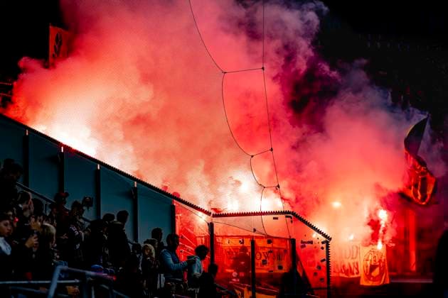Atmosphere in the stadium, during the match AZ Elfsborg at the AZ Stadium for the UEFA Europa League League phase Matchday 1 season 2024 2025 in ALKMAAR, Netherlands on 25 september 2024, photo by Marcel van Dorst EYE4images DeFodi Images Defodi 746 190446 Defodi-746