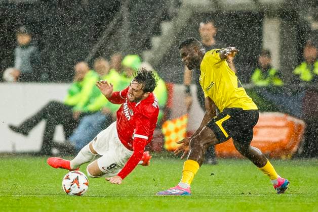 ALKMAAR - 25-09-2024, AFAS Stadium. UEFA Europa League, season 2024 2025 during the match AZ - Elfsborg. AZ player Troy Parrot AZ - Elfsborg  x26338487x Copyright: