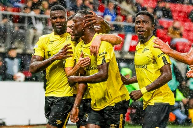ALKMAAR - 25-09-2024, AFAS Stadium. UEFA Europa League, season 2024 2025 during the match AZ - Elfsborg. Elfsborg player Timothy Noor Ouma. AZ - Elfsborg  x26338540x Copyright: