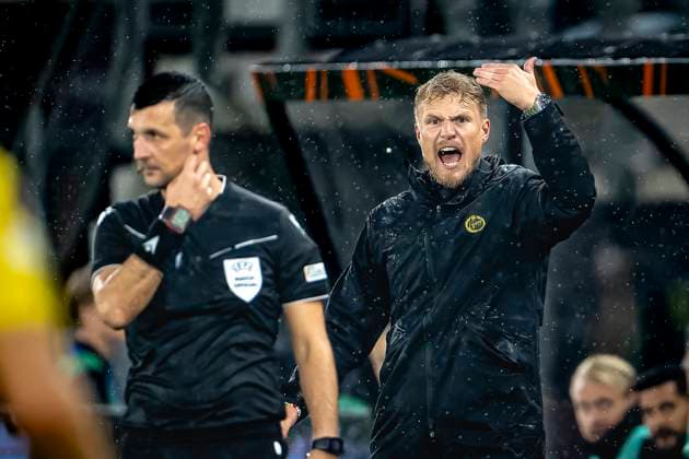 IF Elfsborg trainer Oscar Hiljemark, during the match AZ Elfsborg at the AZ Stadium for the UEFA Europa League League phase Matchday 1 season 2024 2025 in ALKMAAR, Netherlands on 25 september 2024, photo by Marcel van Dorst EYE4images DeFodi Images Defodi 746 190480 Defodi-746