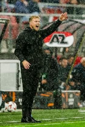 ALKMAAR 25 09 2024, AFAS Stadium UEFA Europa League, season 2024 2025 during the match AZ Elfsborg Elfsborg trainer Oscar Hiljemark fotboll football soccer fotball uefa europa league az alkmaar elfsborg bbeng  Copyright: SONNYxLENSEN BB240925BB463