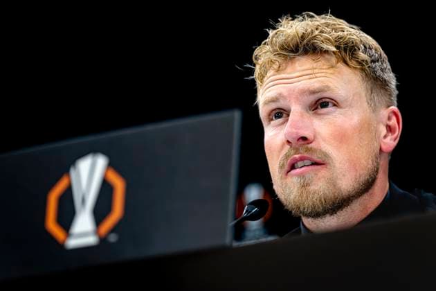 IF Elfsborg trainer Oscar Hiljemark, during the match AZ Elfsborg at the AZ Stadium for the UEFA Europa League League phase Matchday 1 season 2024 2025 in ALKMAAR, Netherlands on 25 september 2024, photo by Marcel van Dorst EYE4images DeFodi Images Defodi 746 190572 Defodi-746