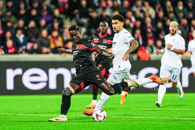 Goal kick Goal chance Franculino FC Midtjylland, 07 DEN, FC Midtjylland vs TSG 1899 Hoffenheim, Football, UEFA Europa League, Matchday 1, 2024 25, 25 09 2024 DEN, FC Midtjylland vs TSG 1899 Hoffenheim, Football, UEFA Europa League, Matchday 1, 2024 25, 25 09 2024 Herning Copyright: xEibner-Pressefoto MarcelxvonxFehrnx EP_MFN