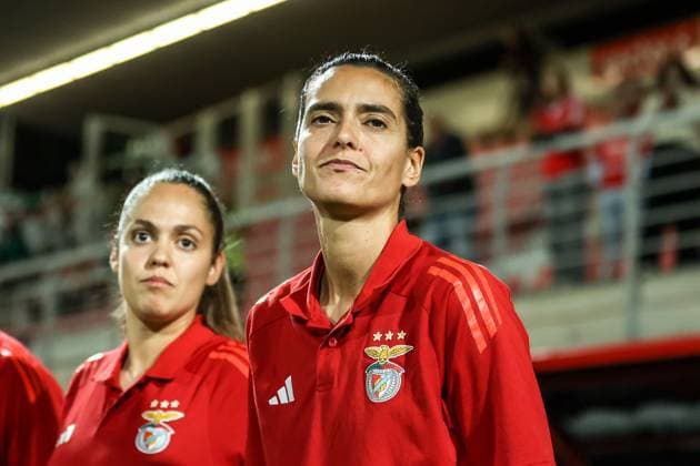 Seixal, Portugal, September 25th, 2024: Filipa Patao (SL Benfica Coach) in action during the UEFA Women s Champions League game between SL Benfica vs Hammarby at Benfica Campus, Portugal (Joao Bravo SPP) Copyright: xJoaoxBravoxx xSPPx spp-en-JoBr-JBF-3908