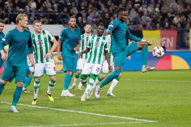 RSC Anderlecht v Ferencvaros - UEFA Europa League ANDERLECHT, BELGIUM - SEPTEMBER 25 : N Diaye Moussa defender of RSC Anderlecht in action pictured during the UEFA Europa League match, League phase - Matchday 1, between RSC Anderlecht and Ferencvaros on September 25, 2024 in Anderlecht, Belgium, 25-09-24 Anderlecht Belgium  Copyright: xJanxDexMeuleneirx
