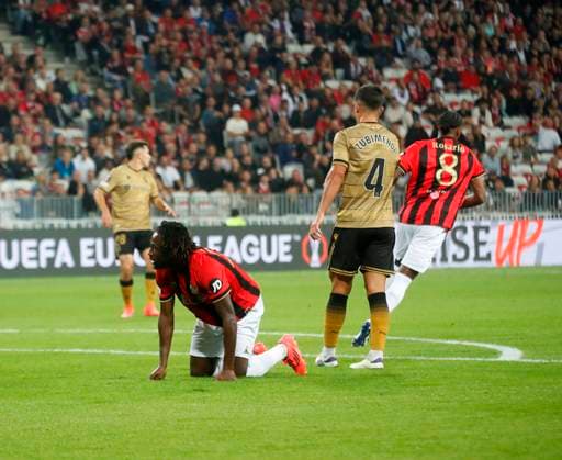 football europa ligue nice real sociedad PHOTOPQR NICE MATIN Frantz Bouton ; Nice ; 25 09 2024 ; football europa ligue ogcnice real sociedad Nice France  Copyright: xPHOTOPQR NICExMATIN MAXPPPxFrantzxBoutonx 20240925NIM1277 20240925NIM1277