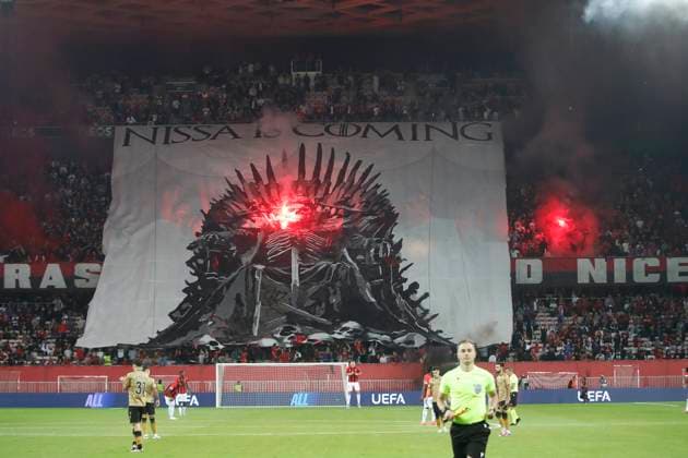 football europa ligue nice real sociedad PHOTOPQR NICE MATIN Frantz Bouton ; Nice ; 25 09 2024 ; football europa ligue ogcnice real sociedad Nice France  Copyright: xPHOTOPQR NICExMATIN MAXPPPxFrantzxBoutonx 20240925NIM1387 20240925NIM1387