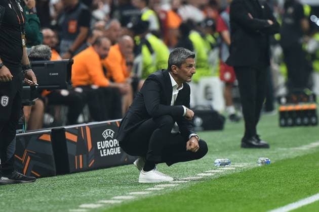 Coach Razvan Lucescu of Paok during the UEFA Europa League 2024 25 League match between Galatasaray and PAOK at Rams Park Stadium on September 25, 2024 in Istanbul, Turkey. Istanbul Turkey Copyright: xSeskimphotox Galatasaray-Paok-25924 (37)