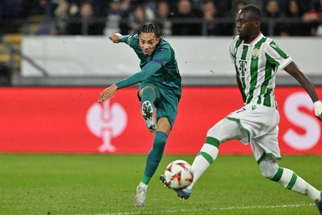 240925 RSC Anderlecht vs Ferencvaros Samuel Edozie (27) of Anderlecht pictured in action during the Europa League matchday 1 in the league phase game in the 2024-2025 season between Royal Sporting Club Anderlecht and Ferencvaros on September 25 , 2024 in Anderlecht, Belgium. (Photo by David Catry Isosport ) ANDERLECHT BELGIUM  Copyright: xx 482272