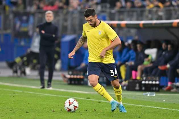 UEFA Europa League, Dynamo Kiev vs S S Lazio Rome 25 09 2024, Volksparkstadion, Hamburg, UEFA Europa League, Dynamo Kiev vs S S Lazio Rome in picture single action landscape Mario Gila Lazio 34 nordphotoxGmbH xWitke nph00002