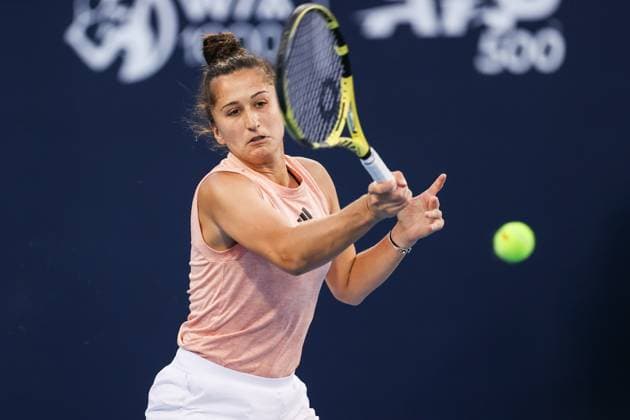 BEIJING, CHINA - SEPTEMBER 25: Emina Bektas of America competes in the Women s Singles Round of 128 match against Elina Avanesyan of Armenia on day three of 2024 China Open at National Tennis Center on September 25, 2024 in Beijing, China.  Copyright: xVCGx 111520138045