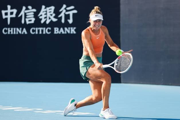BEIJING, CHINA - SEPTEMBER 25: Yuliia Starodubtseva of Ukraine competes in the Women s Singles Round of 128 match against Laura Siegemund of Germany on day three of 2024 China Open at National Tennis Center on September 25, 2024 in Beijing, China.  Copyright: xVCGx 111520141071
