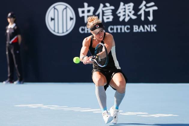 BEIJING, CHINA - SEPTEMBER 25: Laura Siegemund of Germany competes in the Women s Singles Round of 128 match against Yuliia Starodubtseva of Ukraine on day three of 2024 China Open at National Tennis Center on September 25, 2024 in Beijing, China.  Copyright: xVCGx 111520141069