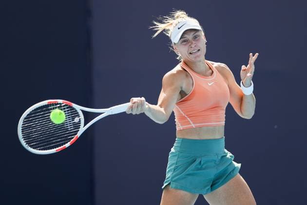 BEIJING, CHINA - SEPTEMBER 25: Yuliia Starodubtseva of Ukraine competes in the Women s Singles Round of 128 match against Laura Siegemund of Germany on day three of 2024 China Open at National Tennis Center on September 25, 2024 in Beijing, China.  Copyright: xVCGx 111520141042