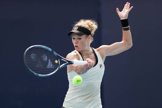 BEIJING, CHINA - SEPTEMBER 25: Laura Siegemund of Germany competes in the Women s Singles Round of 128 match against Yuliia Starodubtseva of Ukraine on day three of 2024 China Open at National Tennis Center on September 25, 2024 in Beijing, China.  Copyright: xVCGx 111520141035